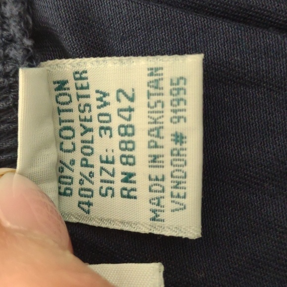 Only Necessities blue pull-on trousers with front pockets, size 30W, NWOT - Picture 6 of 10